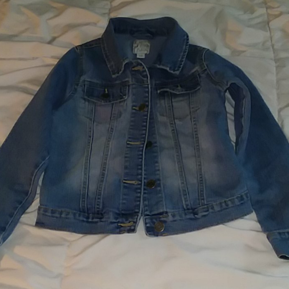 Children's Place Girl's Jean Jacket Blue Denim Est. 1989  Sz M